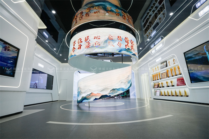 建筑行業(yè)展廳設計-中建八局西北公司企業(yè)展廳落成